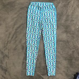 Reebok Girl’s Patterned Leggings Size 8/10